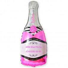 Бутылка шампанского, Розовая